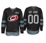 Camiseta Hockey Hombre Carolina Hurricanes Personalizada Negro