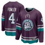 Camiseta Hockey Anaheim Ducks Cam Fowler 30th Anniversary Premier Breakaway Violeta