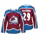 Camiseta Hockey Mujer Colorado Avalanche 29 Nathan Mackinnon Maroon Autentico Jugador