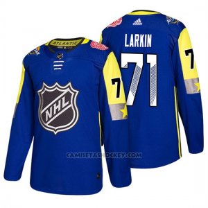 Camiseta Detroit Red Wings Dylan Larkin 2018 All Star Azul