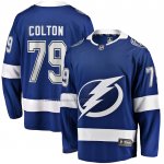 Camiseta Hockey Tampa Bay Lightning Ross Colton Primera Breakaway Azul
