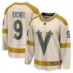 Camiseta Hockey Vegas Golden Knights Jack Eichel 2024 Winter Classic Breakaway Crema