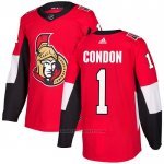 Camiseta Hockey Ottawa Senators Condon Primera Autentico Rojo