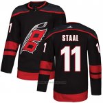 Camiseta Hockey Carolina Hurricanes 11 Jordan Staal Autentico Alterno Negro