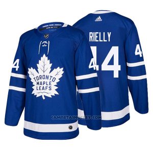 Camiseta Hockey Hombre Toronto Maple Leafs 44 Morgan Rielly Home 2017-2018 Azul