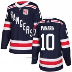 Camiseta Hockey New York Rangers 10 Artemi Panarin 2018 Winter Classic Azul