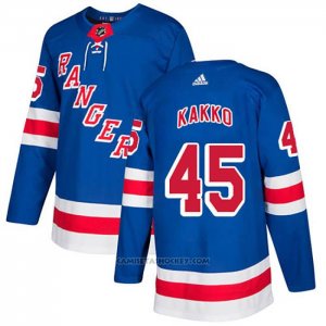 Camiseta Hockey New York Rangers 45 Kappo Kakko Primera Autentico Azul