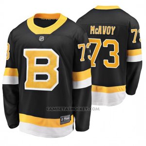 Camiseta Hockey Boston Bruins Charlie Mcavoy Alternato Premier Breakaway Negro