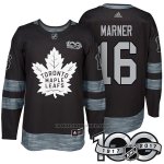 Camiseta Hockey Hombre Toronto Maple Leafs 16 Mitchell Marner 2017 Centennial Limited Negro