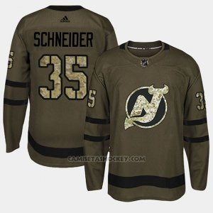 Camiseta New Jersey Devils Cory Schneider Camo Salute To Servicejpg