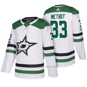 Camiseta Hockey Hombre Dallas Stars 33 Marc Methot 2018 Blanco