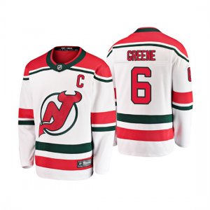 Camiseta Nino New Jersey Devils Andy Greene Alternato Breakaway Blanco