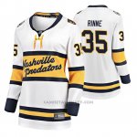 Camiseta Hockey Mujer Nashville Predators Pekka Rinne Breakaway Jugador 2020 Winter Classic Blanco