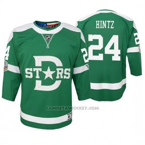 Camiseta Hockey Nino Dallas Stars Roope Hintz Replica Jugador 2020 Winter Classic Verde