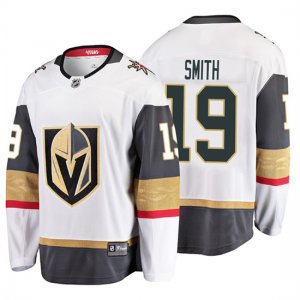 Camiseta Vegas Golden Knights Reilly Smith 2019 Away Breakaway Blanco