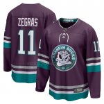 Camiseta Hockey Anaheim Ducks Trevor Zegras 30th Anniversary Premier Breakaway Violeta