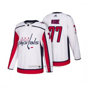 Camiseta Washington Capitals T.j. Oshie 2018 Season Centennial Patch Team Road Blanco