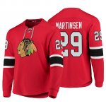 Camiseta Chicago Blackhawks Andreas Martinsen Platinum Rojo