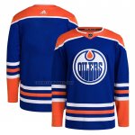 Camiseta Hockey Edmonton Oilers Primera Autentico Azul