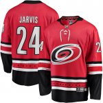 Camiseta Hockey Carolina Hurricanes Seth Jarvis Primera Breakaway Rojo