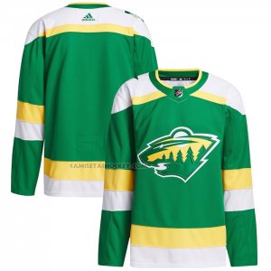 Camiseta Hockey Minnesota Wild Alterno Primegreen Autentico 2023-24 Verde