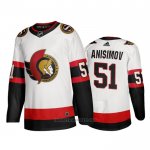 Camiseta Hockey Ottawa Senators Artem Anisimov Segunda 2020-21 Blanco