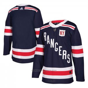 Camiseta Hockey New York Rangers Blank 2018 Winter Classic Azul