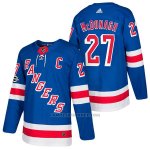 Camiseta Hockey Hombre Autentico New York Rangers 27 Ryan Mcdonagh Home 2018 Azul
