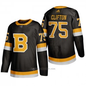 Camiseta Hockey Boston Bruins Connor Clifton Alterno 2019-20 Negro