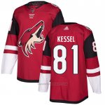 Camiseta Hockey Arizona Coyotes 81 Phil Kessel Primera Autentico Rojo