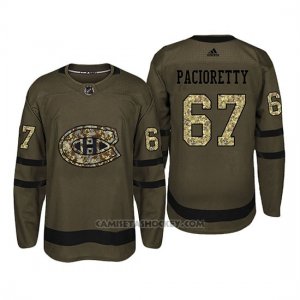 Camiseta Montreal Canadiens 67 Max Pacioretty Camo Salute To Service