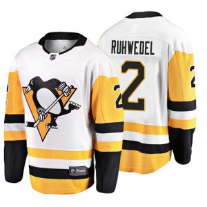 Camiseta Pittsburgh Penguins Chad Ruhwedel 2019 Away Breakawaywhite