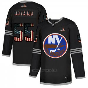 Camiseta Hockey New York Islanders Boychuk 2020 USA Flag Negro