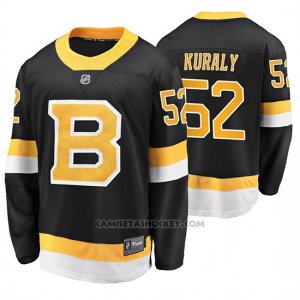 Camiseta Hockey Boston Bruins Sean Kuraly Alternato Premier Breakaway Negro