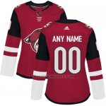 Camiseta Hockey Mujer Arizona Coyotes Primera Personalizada Rojo