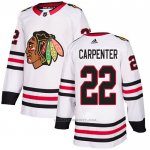 Camiseta Hockey Chicago Blackhawks 22 Ryan Carpenter Road Autentico Blanco