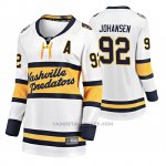 Camiseta Hockey Mujer Nashville Predators Ryan Johansen Breakaway Jugador 2020 Winter Classic Blanco