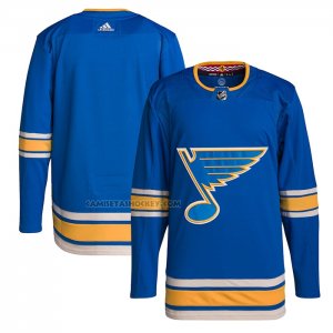 Camiseta Hockey St. Louis Blues Alterno Autentico Azul