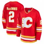 Camiseta Hockey Calgary Flames Al Macinnis Breakaway Retired Rojo