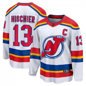 Camiseta Hockey New Jersey Devils Nico Hischier Special Edition Breakaway Blanco