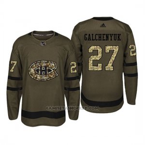 Camiseta Montreal Canadiens 27 Alex Galchenyuk Camo Salute To Service