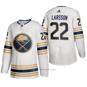 Camiseta Hockey Buffalo Sabres Johan Larsson Tercera Blanco