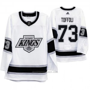 Camiseta Hockey Los Angeles Kings Tyler Toffoli Heritage Throwback Blanco