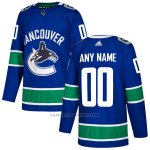Camiseta Hockey Hombre Vancouver Canucks Primera Personalizada Azul