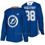 Camiseta Tampa Bay Lightning Andrei Vasilevskiy New Season Practice Azul