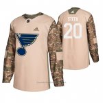 Camiseta Hockey St. Louis Blues Alexander Steen Veterans Day Camuflaje