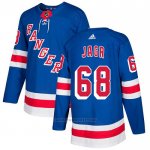 Camiseta Hockey New York Rangers 68 Jaromir Jagr Primera Autentico Azul