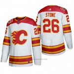 Camiseta Hockey Calgary Flames Michael Stone 2019 Heritage Classic Autentico Blanco