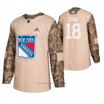 Camiseta Hockey New York Rangers Marc Staal Veterans Day Camuflaje