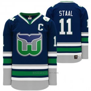 Camiseta Hockey Hartford Whalers Night Jordan Staal Heritage Throwback Azul